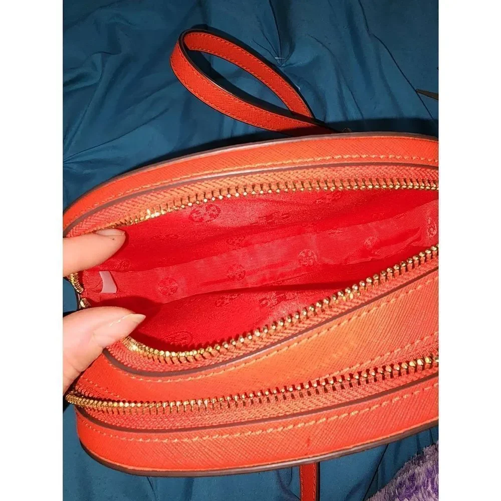 Tory Burch Emerson Camera Bag in Red Samba NWOT